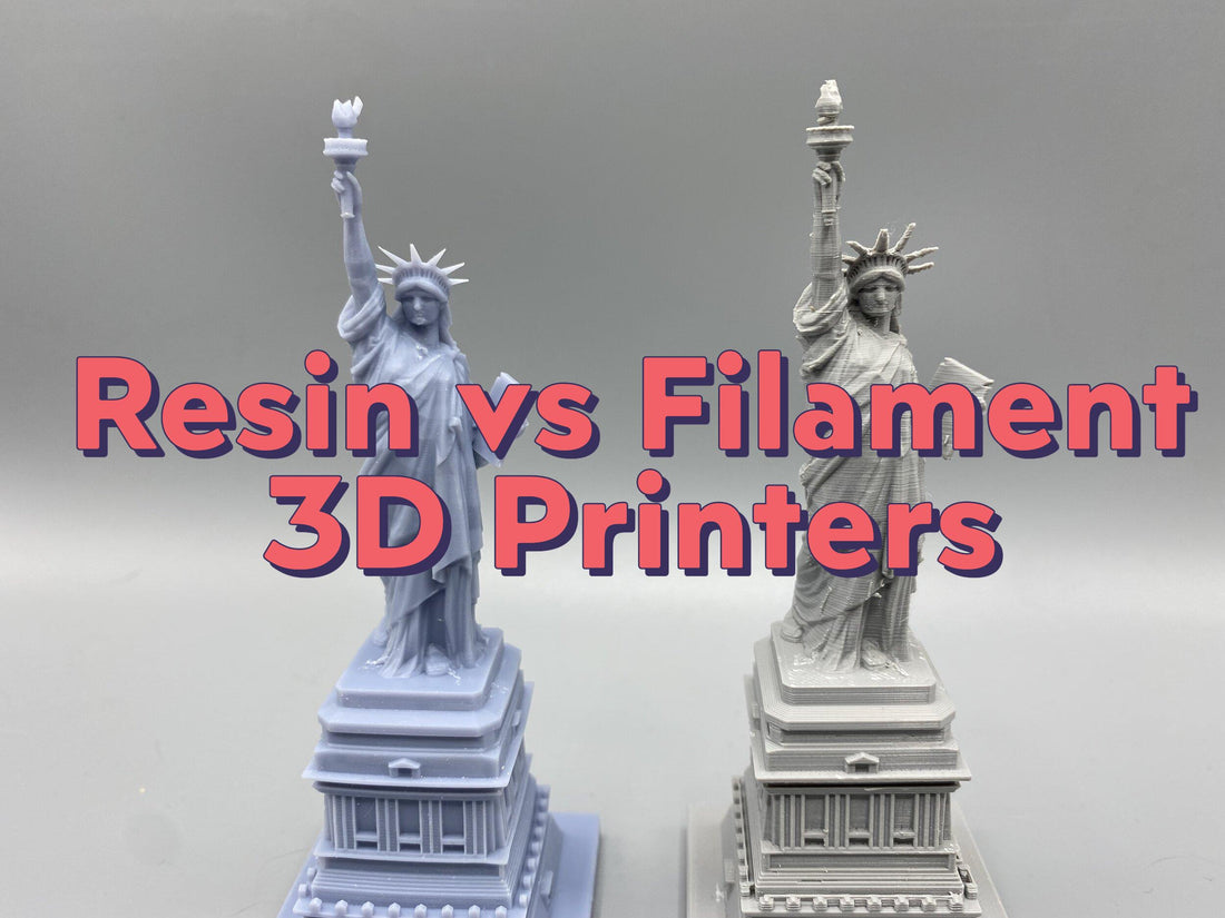 Resin vs Filament 3D Printers