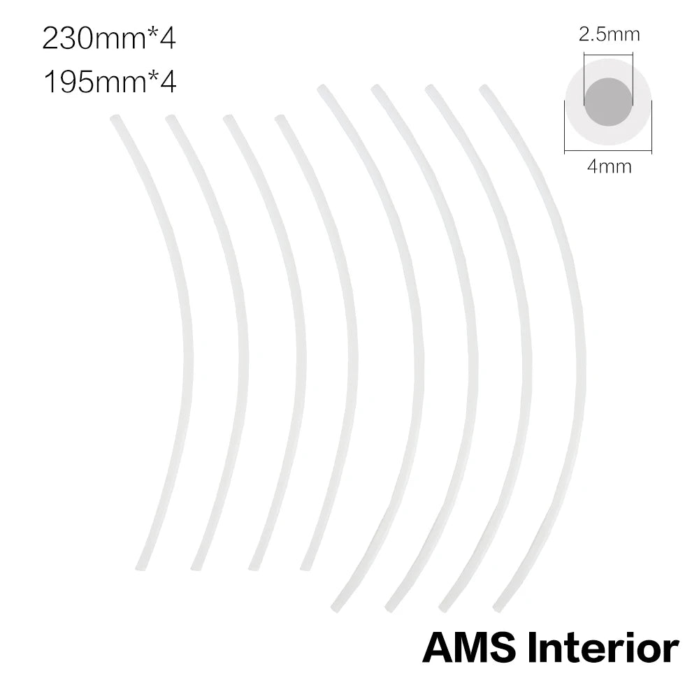 Bambu Lab P1P AMS A1 mini 3D Printer PTFE Tube Teflonto Pipe Bowden Extruder 1.75mm ID2.5mm OD4mm Bambulab Filament Parts - i3dyou