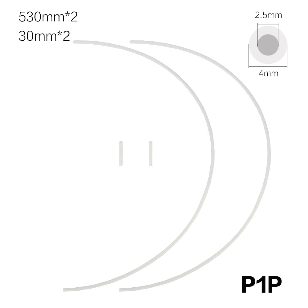 Bambu Lab P1P AMS A1 mini 3D Printer PTFE Tube Teflonto Pipe Bowden Extruder 1.75mm ID2.5mm OD4mm Bambulab Filament Parts - i3dyou