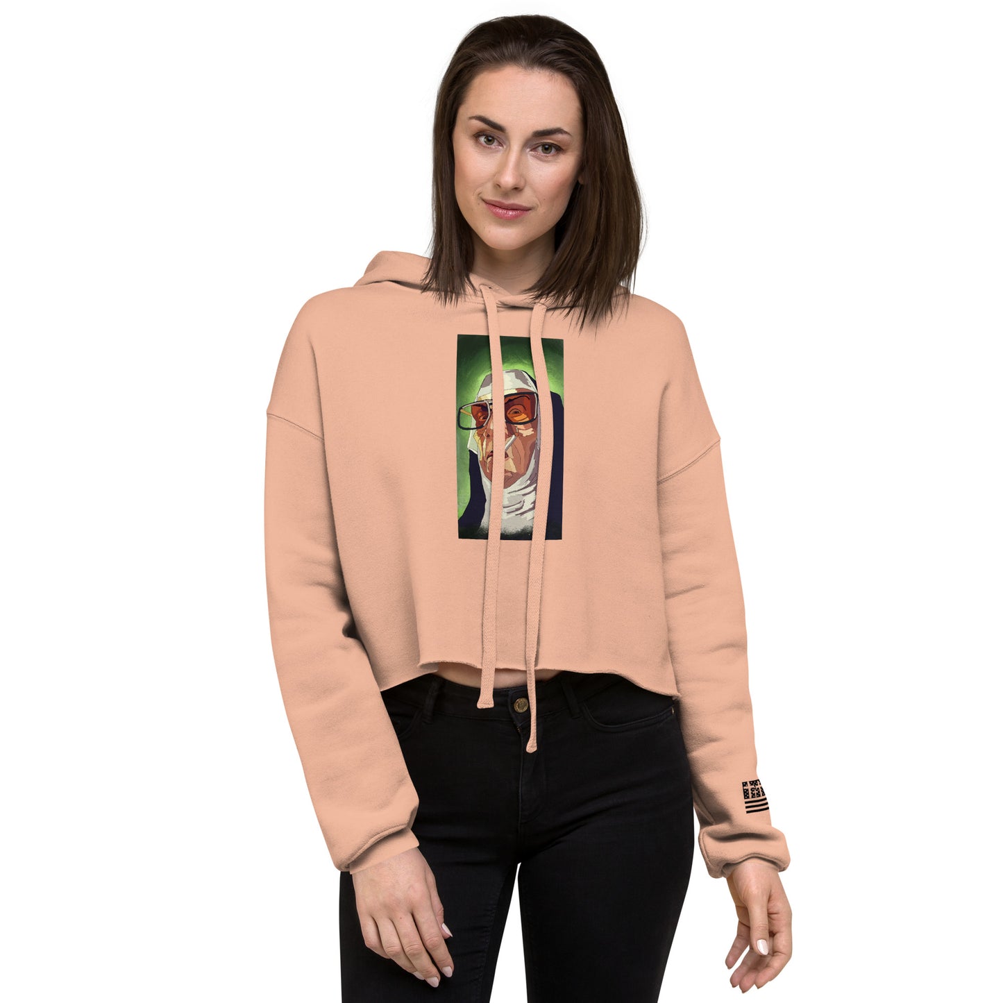 Nun Smoking Weed Women Fashion Hoodie i3dyou