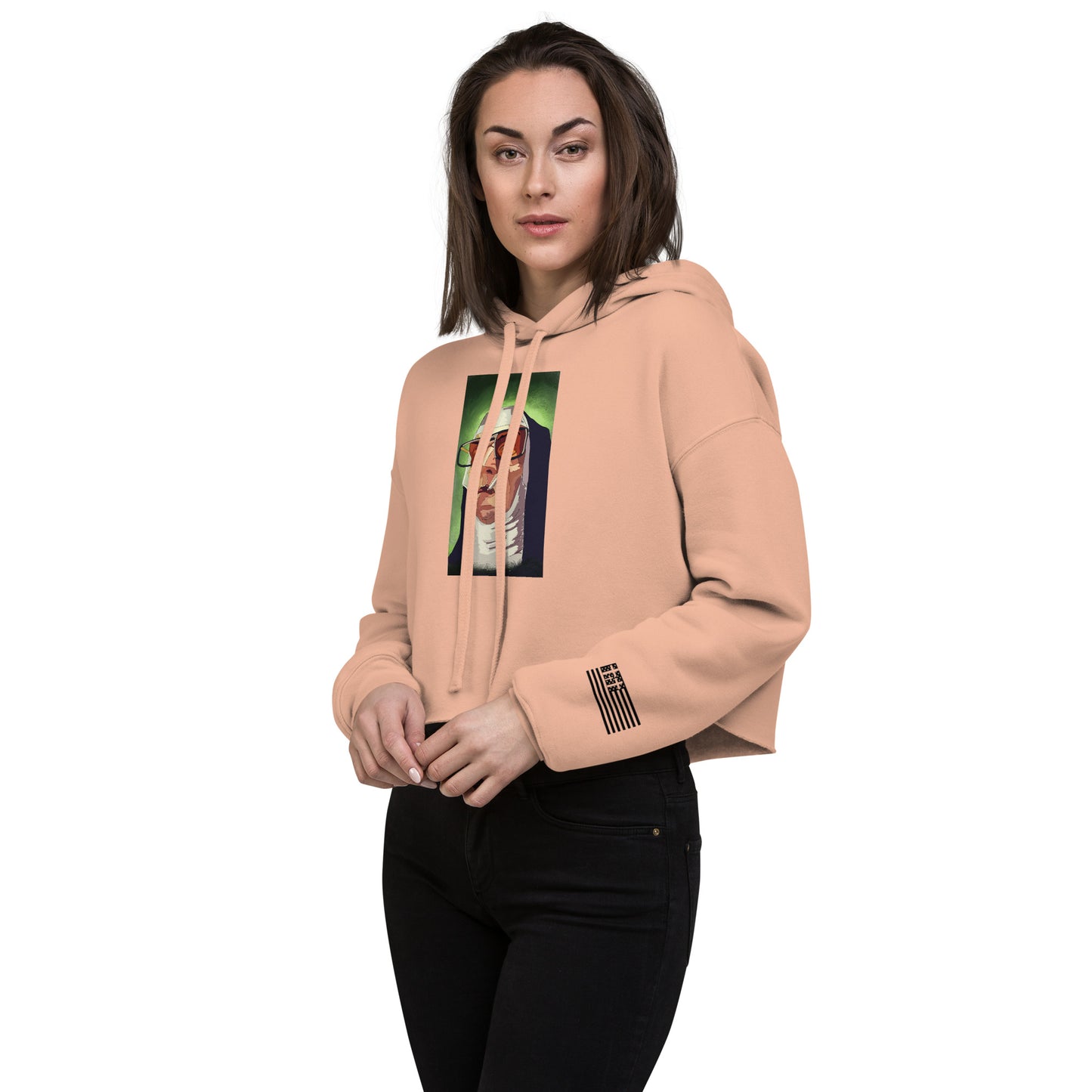 Nun Smoking Weed Women Fashion Hoodie i3dyou