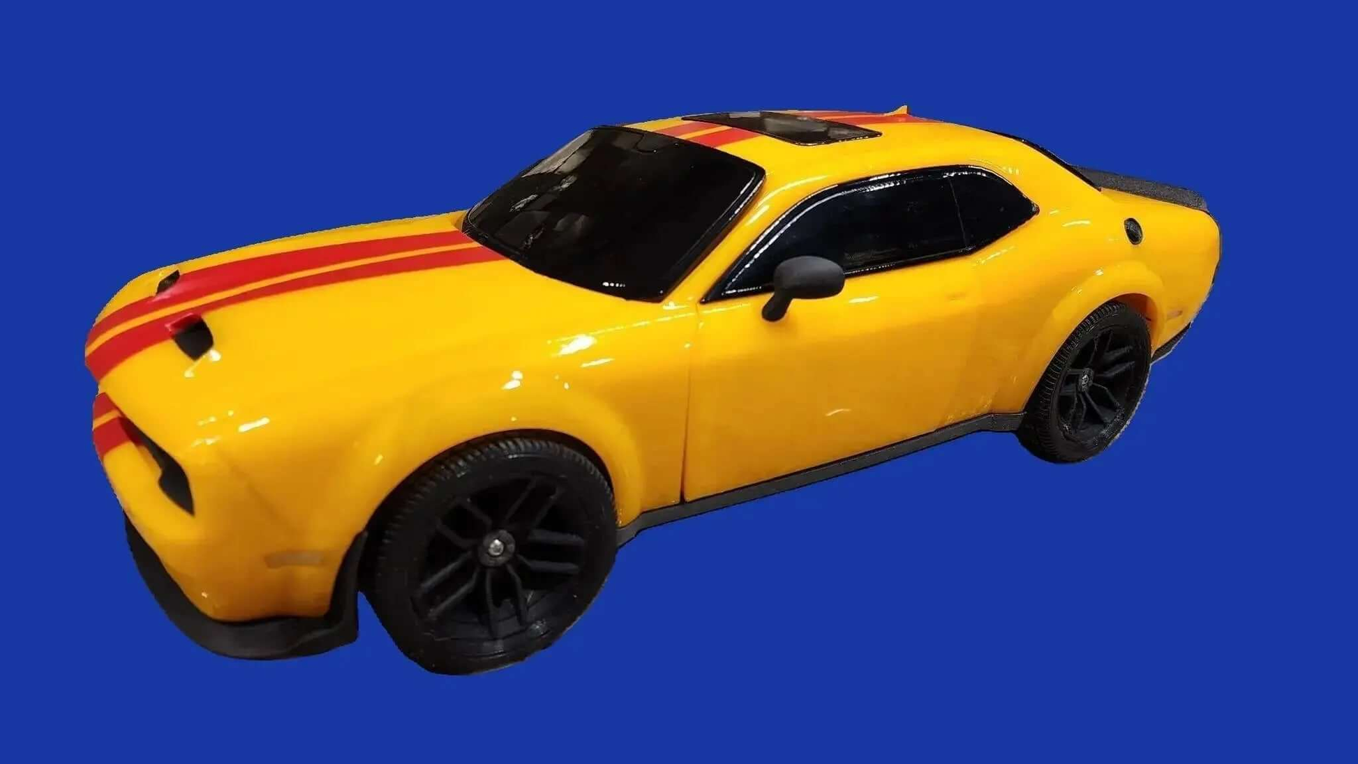 3d print file RC Scaler 1/10 Dodge Challenger Fun Build for RC lovers 3d file - i3dyou