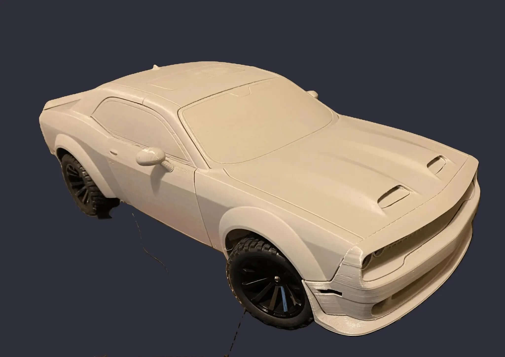 3d print file RC Scaler 1/10 Dodge Challenger Fun Build for RC lovers 3d file - i3dyou