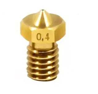 3D Printer E3D Nozzle Smooth Brass Nozzle M6 Threaded Brass Parts - i3dyou