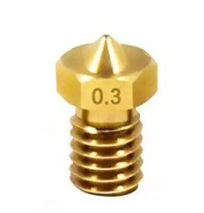 3D Printer E3D Nozzle Smooth Brass Nozzle M6 Threaded Brass Parts - i3dyou