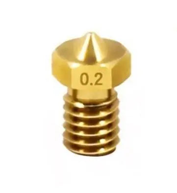 3D Printer E3D Nozzle Smooth Brass Nozzle M6 Threaded Brass Parts - i3dyou