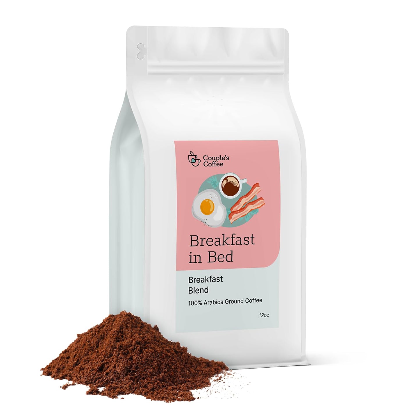 Couple's Coffee Ground Coffee | Jamaican Me Crazy Medium Roast Coffee Blend | Gourmet Flavored Coffee with Smooth Vanilla Caramel Flavors | Made with 100% Arabica Beans | 12oz bag brews about 34 cups i3dyou