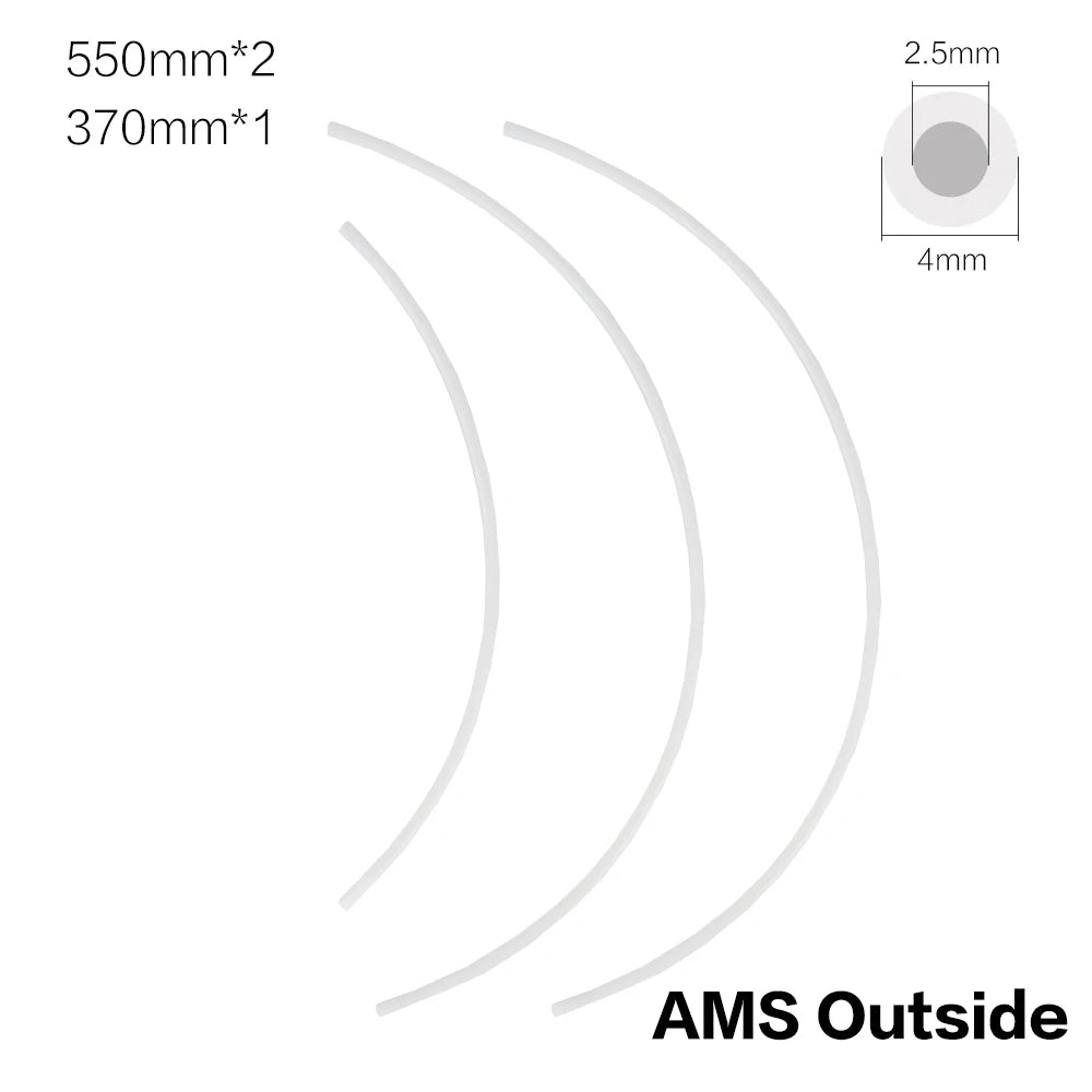 Bambu Lab P1P AMS A1 mini 3D Printer PTFE Tube Teflonto Pipe Bowden Extruder 1.75mm ID2.5mm OD4mm Bambulab Filament Parts - i3dyou