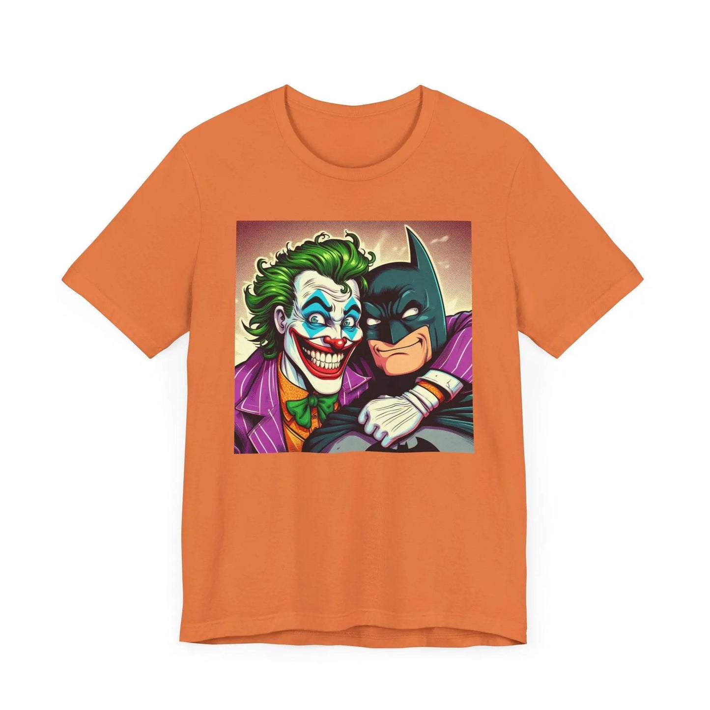 Batman and Joker Besties Shirt, Cute Joker Batman Movie, Superhero Best Friends Shirt, Men's and Women's Joker Unisex Jersey Short Sleeve Te - i3dyou