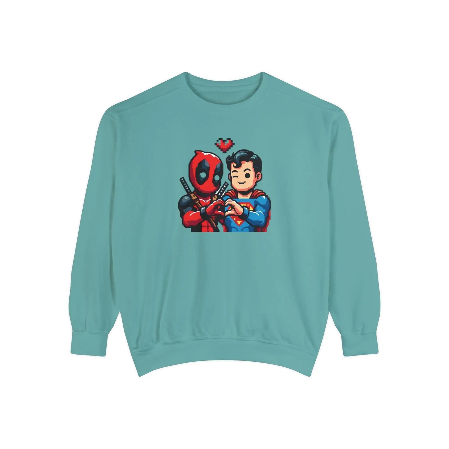 Cute Deadpool Superman Besties Shirt, Deadpool Movie Shirt, Superhero Best Friends tee, Deadpool tee, Disney Superhero Tee Unisex Sweatshirt - i3dyou