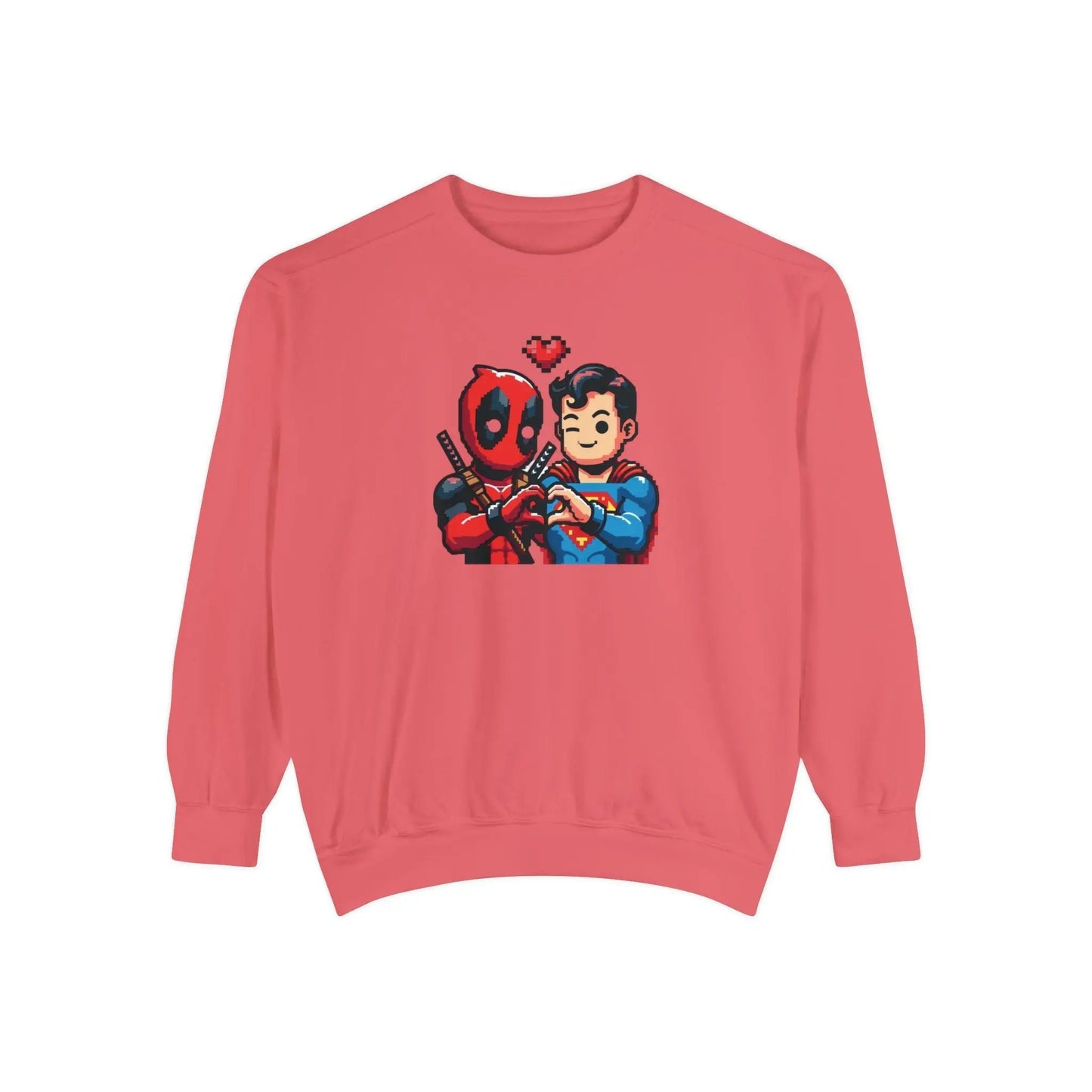 Cute Deadpool Superman Besties Shirt, Deadpool Movie Shirt, Superhero Best Friends tee, Deadpool tee, Disney Superhero Tee Unisex Sweatshirt - i3dyou