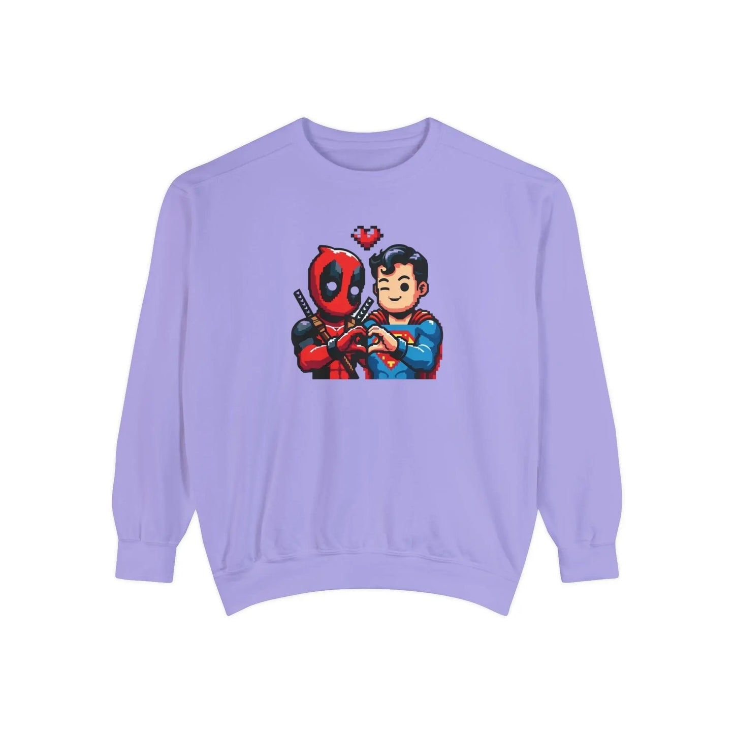 Cute Deadpool Superman Besties Shirt, Deadpool Movie Shirt, Superhero Best Friends tee, Deadpool tee, Disney Superhero Tee Unisex Sweatshirt - i3dyou