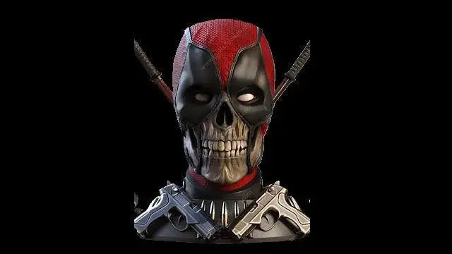 Deadpool head Bust 3D STL File Deadpool face bust Led eyes STL file ready to download - i3dyou