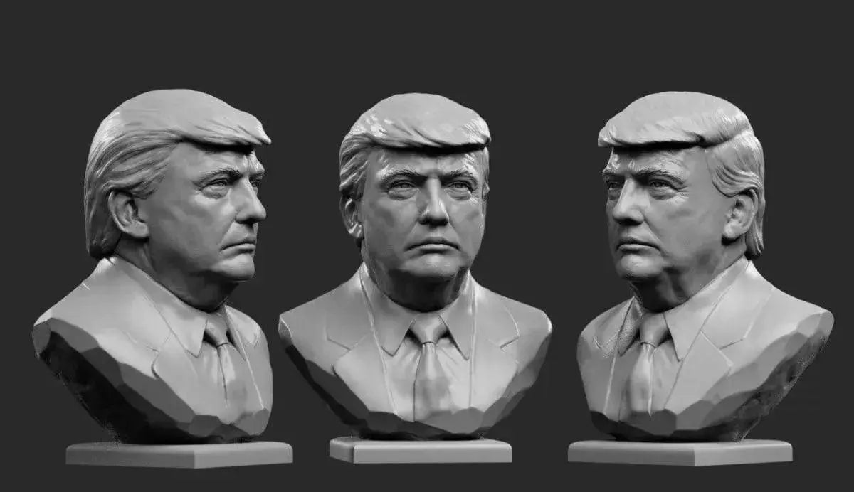 Donald Trump bust,3d printed STL file ready to print digital file - i3dyou