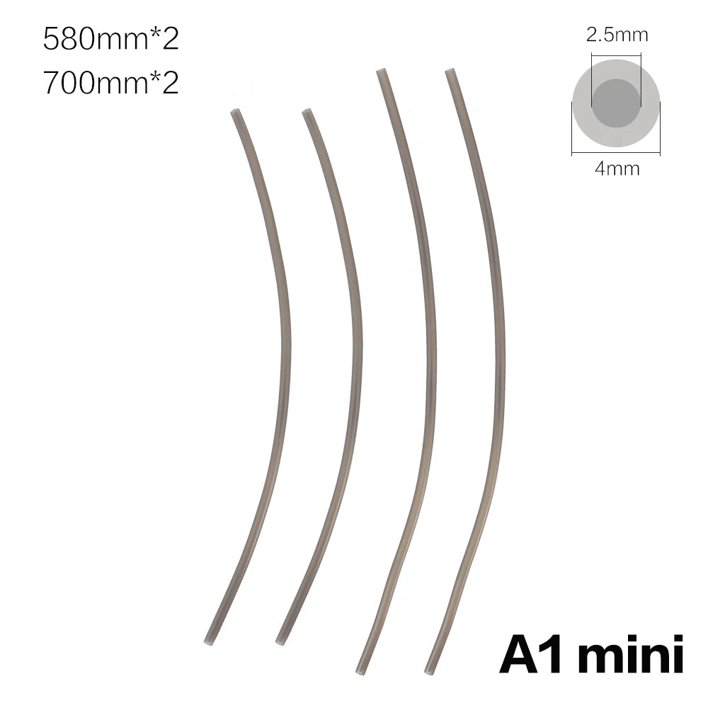 Bambu Lab P1P AMS A1 mini 3D Printer PTFE Tube Teflonto Pipe Bowden Extruder 1.75mm ID2.5mm OD4mm Bambulab Filament Parts - i3dyou