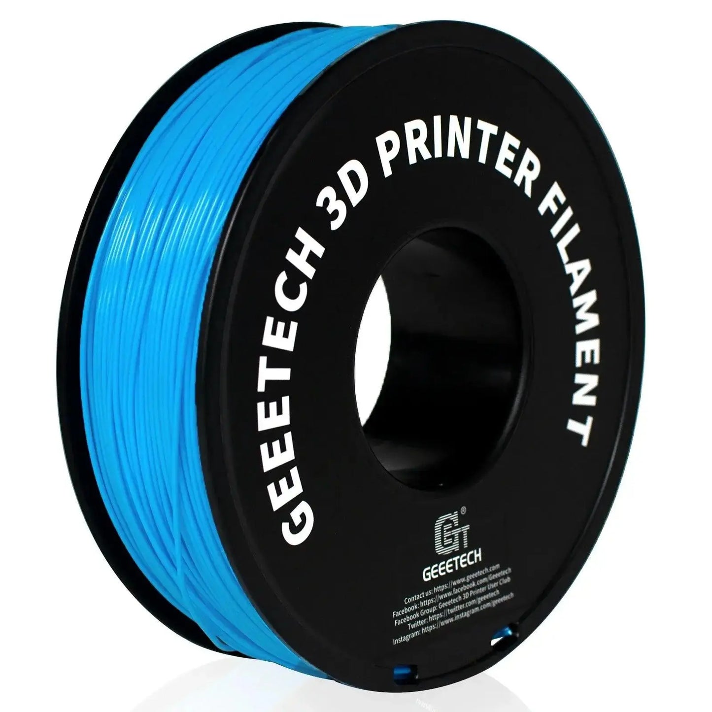 Geeetech ABS 3D Filament 1.75mm 1KG plastic, 3D Printer Material, Tangle-Free, Non-Toxic, Vacuum Packaging White Blac Redk BLue - i3dyou