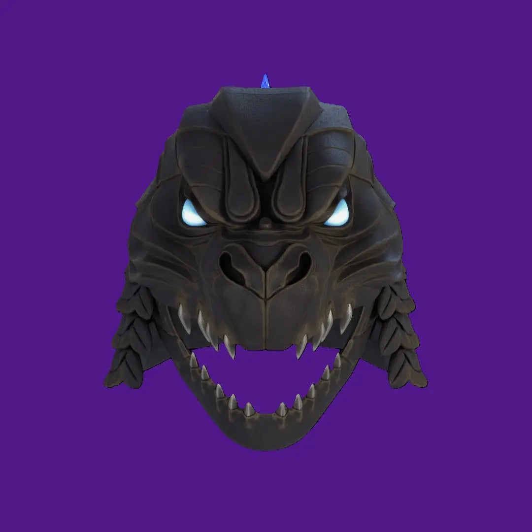 Godzilla Helmet mask cosplay 3D Printer File STL ready to download - i3dyou