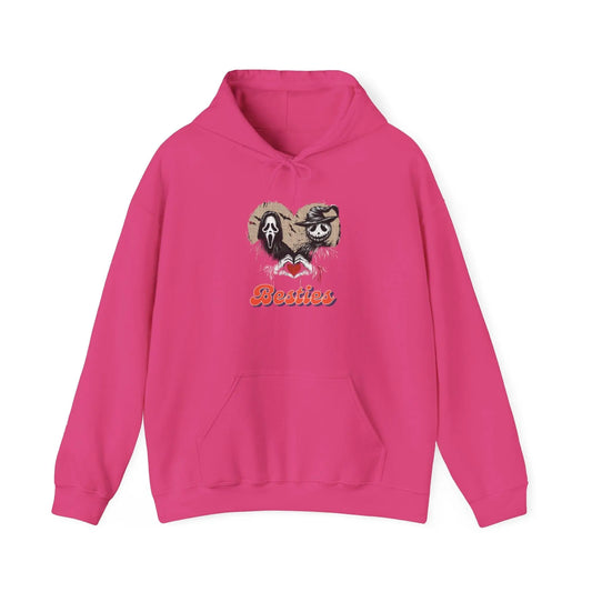 Halloween Besties Hoodie, Flower love best Friends Beach Hoodie, Halloween Theme hoodie, Aesthetic , Summer Vibes ,Sweater Unisex Hooded - i3dyou