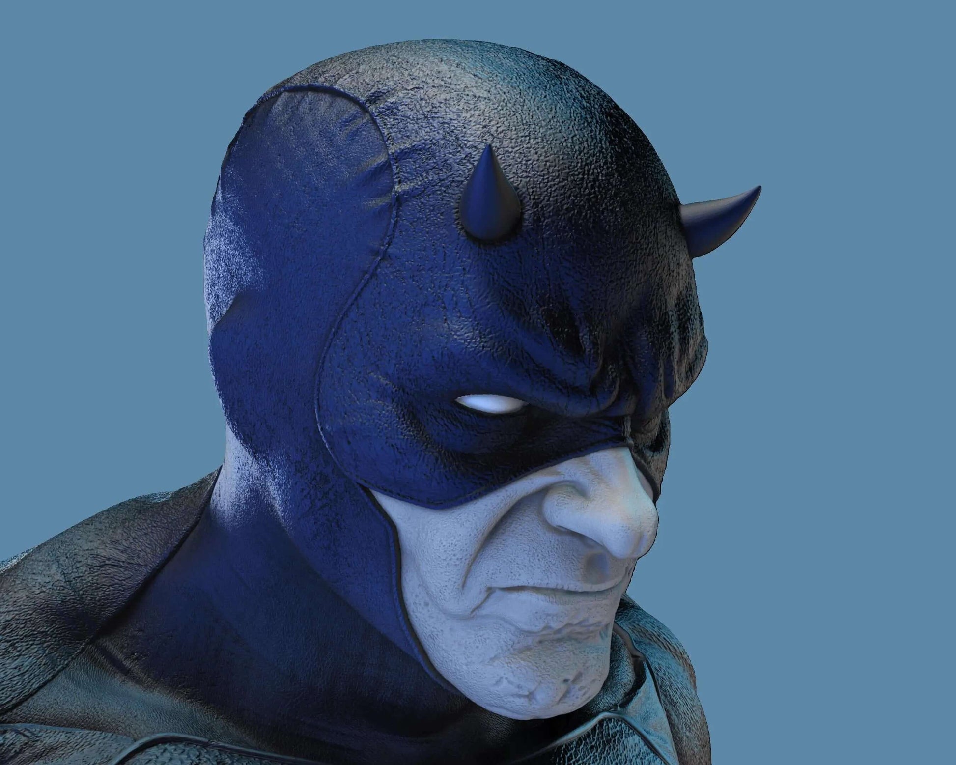 Daredevil, statue, 3d print STL file, Ready to print 3d printing service, sculpture, comics i3dyou