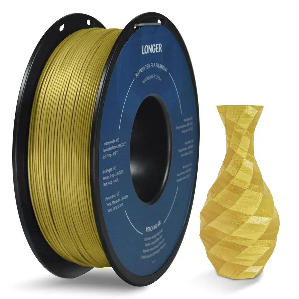 LONGER PLA Filament 1.75mm PLA For 3D Printer 1KG per Roll PLA Material for 3D Printing filamento pla 3d printer filament - i3dyou