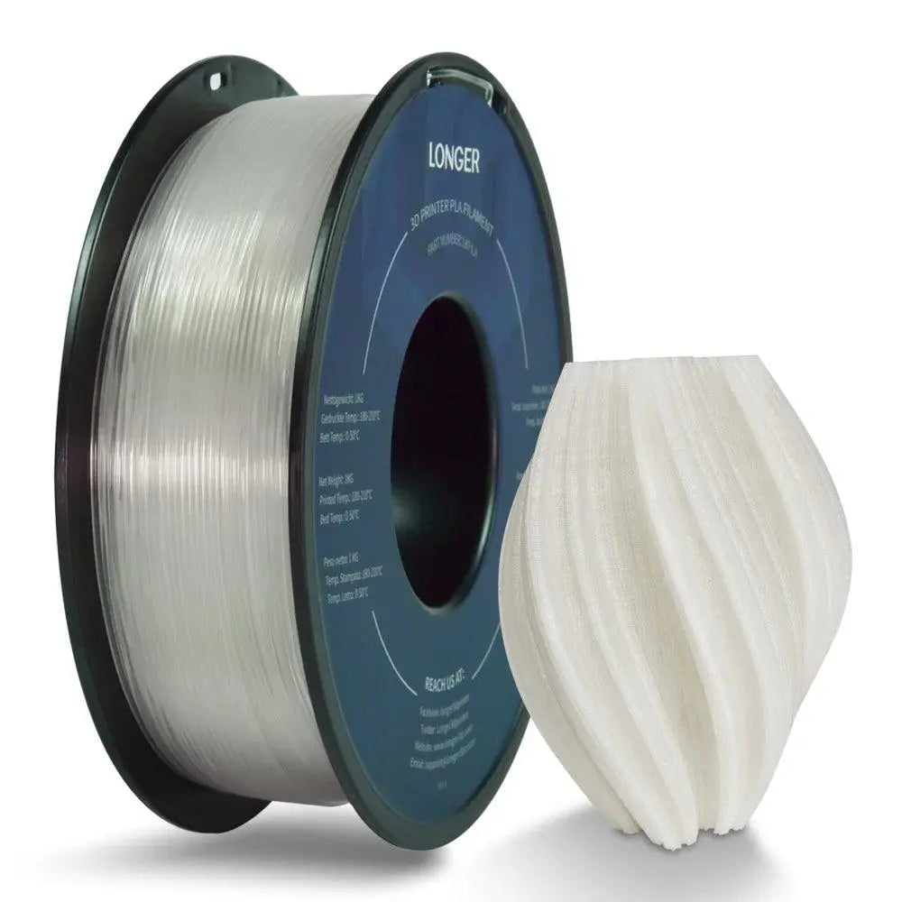 LONGER PLA Filament 1.75mm PLA For 3D Printer 1KG per Roll PLA Material for 3D Printing filamento pla 3d printer filament - i3dyou