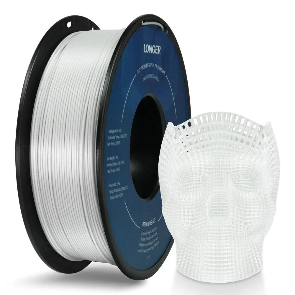 LONGER PLA Filament 1.75mm PLA For 3D Printer 1KG per Roll PLA Material for 3D Printing filamento pla 3d printer filament - i3dyou