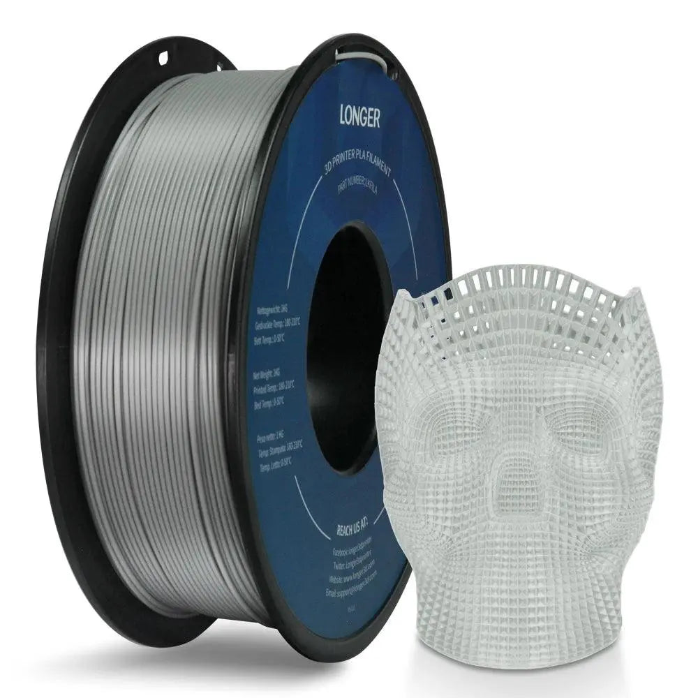 LONGER PLA Filament 1.75mm PLA For 3D Printer 1KG per Roll PLA Material for 3D Printing filamento pla 3d printer filament - i3dyou