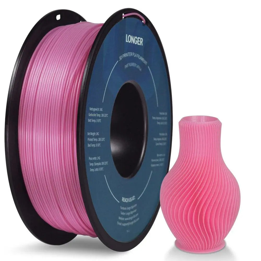 LONGER PLA Filament 1.75mm PLA For 3D Printer 1KG per Roll PLA Material for 3D Printing filamento pla 3d printer filament - i3dyou