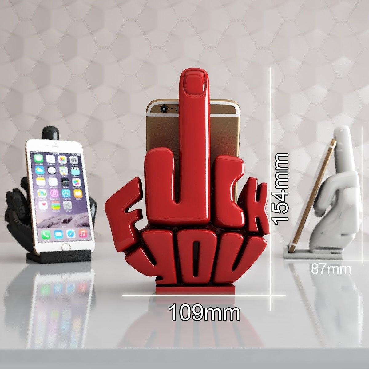 Finger Phone Stand Fuck you model 3d printable i3dyou