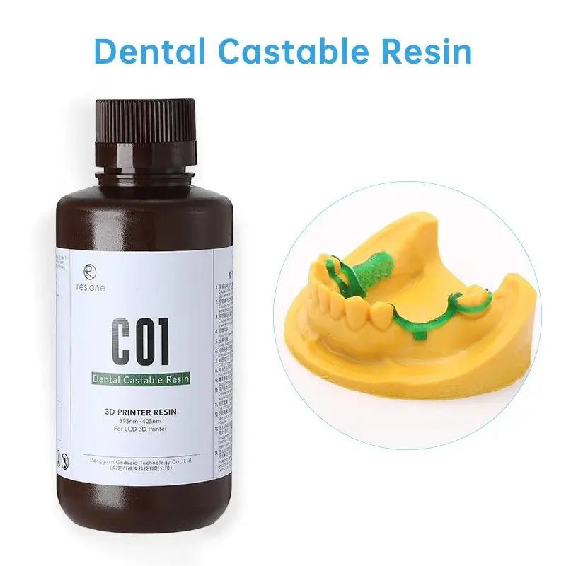 Resione D01S Dental resin Casting 3D Printer Resin For Elegoo Anycubic Resin 405nm UV Photopolymer Resin 3D Printer - i3dyou