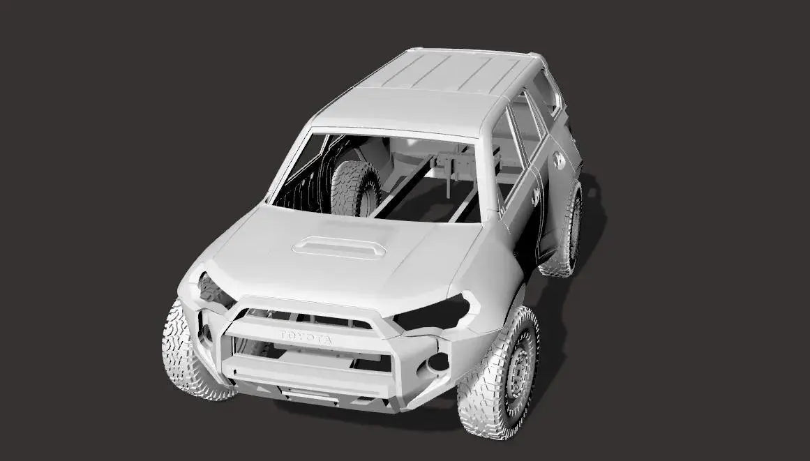 SCX10 Rc Scaler 313mm trx4 Toyota 4runner RC body STL file ready to print - i3dyou