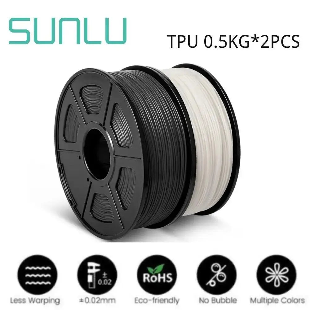 SUNLU PLA PETG SILK TPU ABS Filament 2KG 1.75mm +/-0.02MM 3D Printer Filament Neatly Wound Filament For 3D Printer From Local - i3dyou