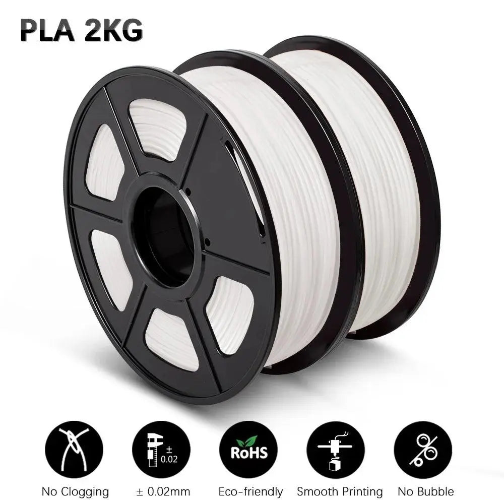 SUNLU PLA PETG SILK TPU ABS Filament 2KG 1.75mm +/-0.02MM 3D Printer Filament Neatly Wound Filament For 3D Printer From Local - i3dyou